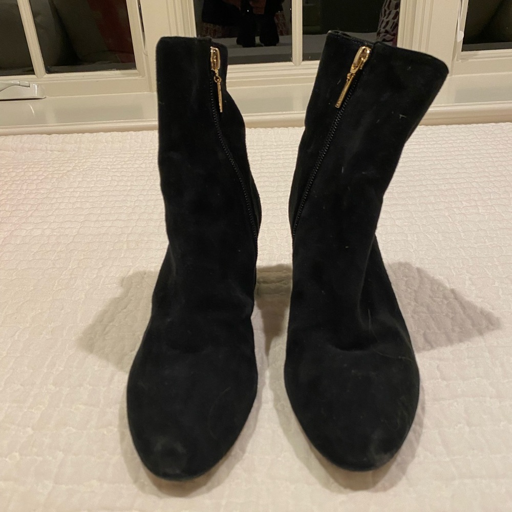Schutz Black Booties